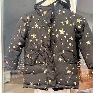 J. Crew Kids Black Star Puffer Jacket